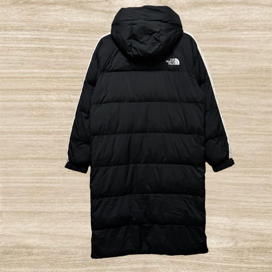 超美品 ノースフェイス ホワイトレーベル ロングダウン 黒 ブラック M