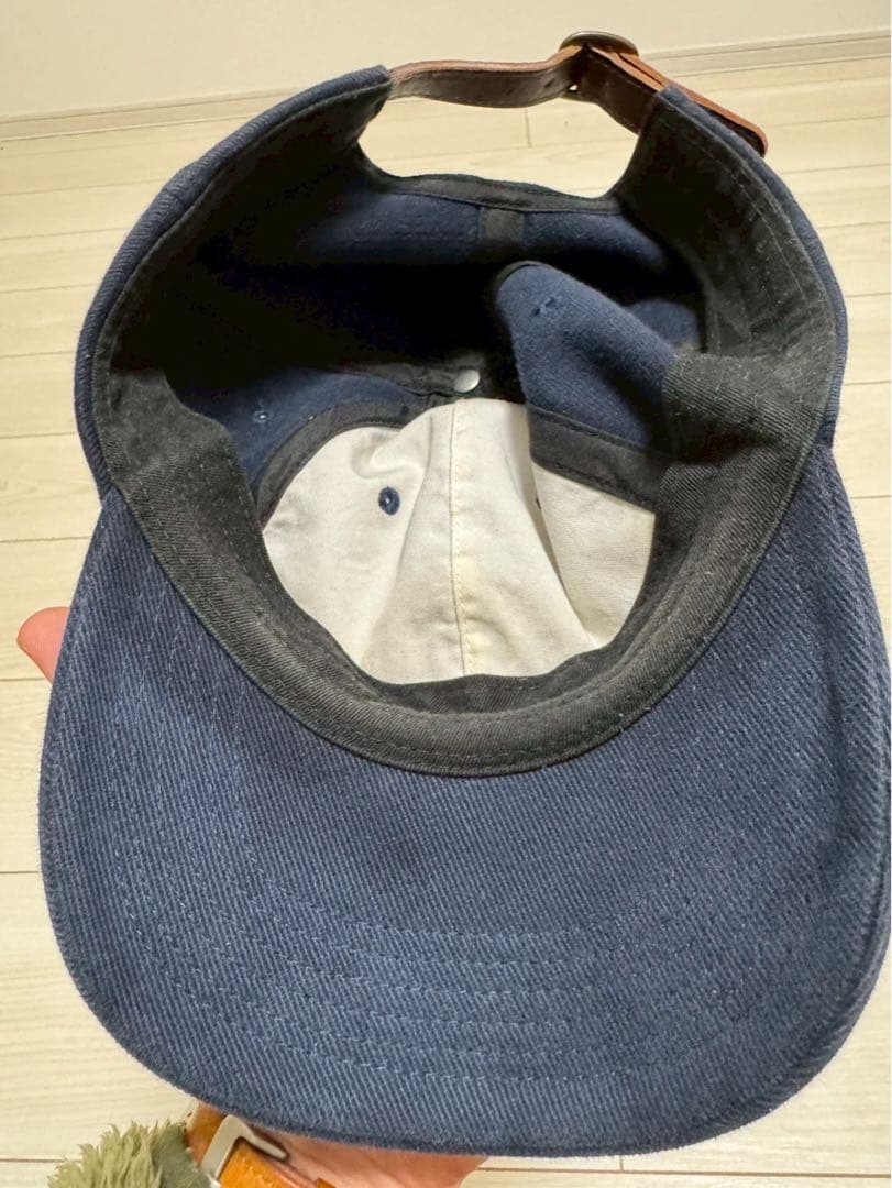 supreme シュプリーム　new york　クラシックロゴキャップ　ネイビー