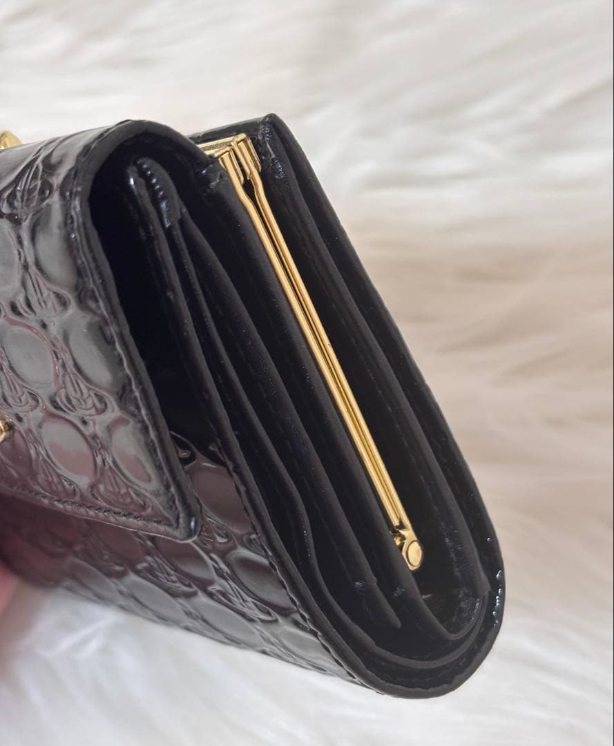 【美品】Vivienne Westwood OVALORB口金二つ折り財布