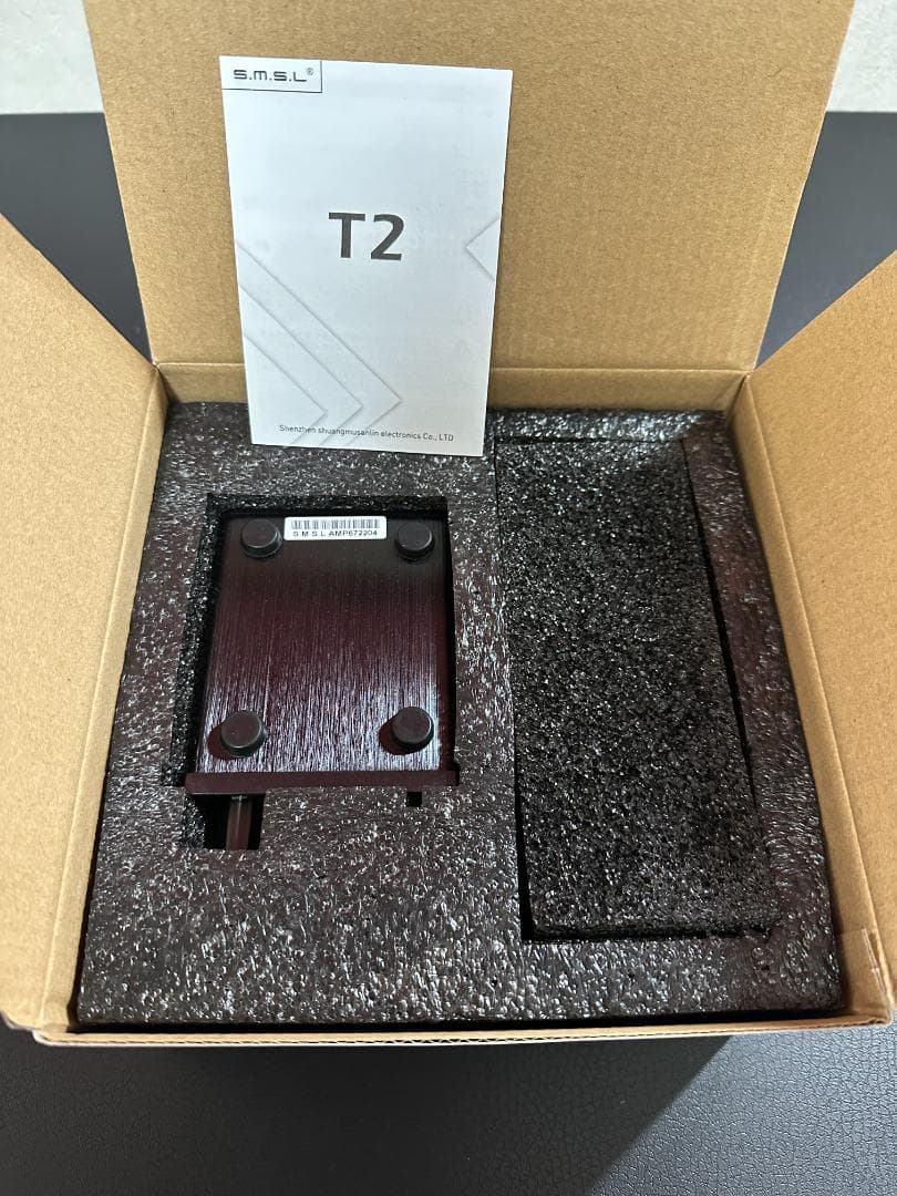 SMSL T2 真空管ヘッドフォンアンプ ミニアンプ チューブ6J9