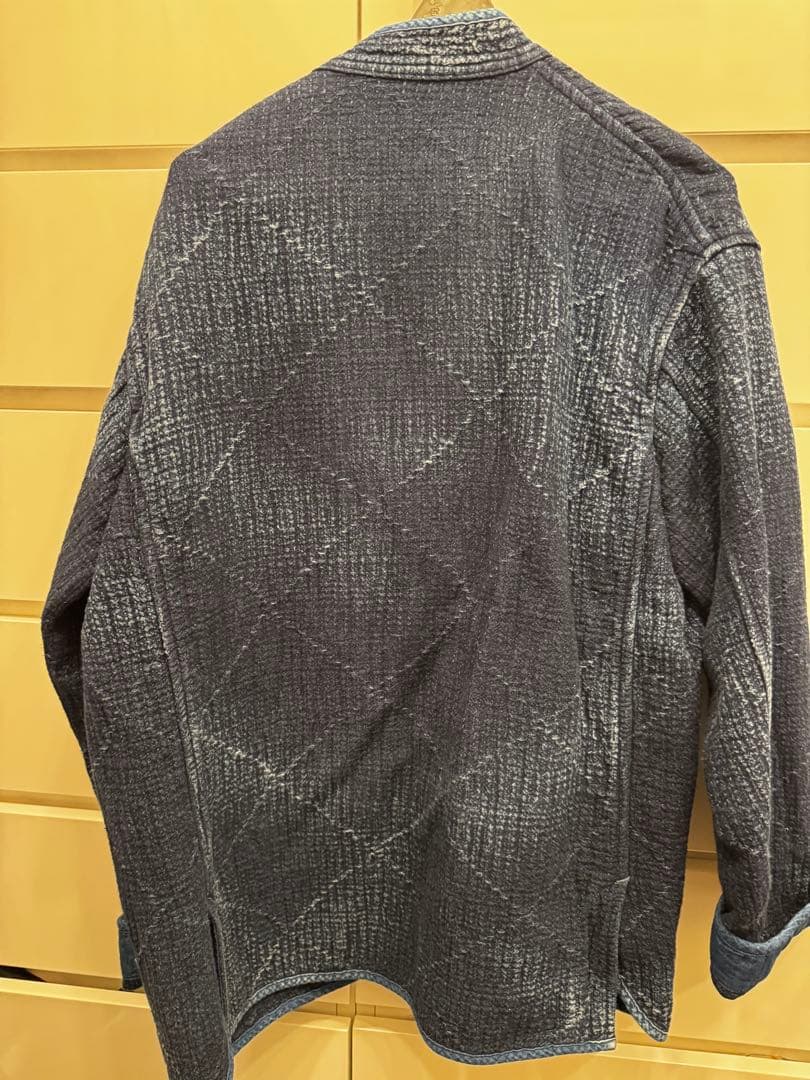 Porter Classic サシコ チャイナジャケット ダークブルー L