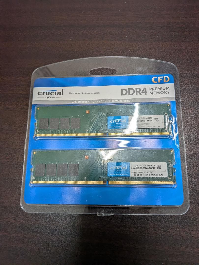 crucial W4U2666CM-16GR CFDメモリ32GB