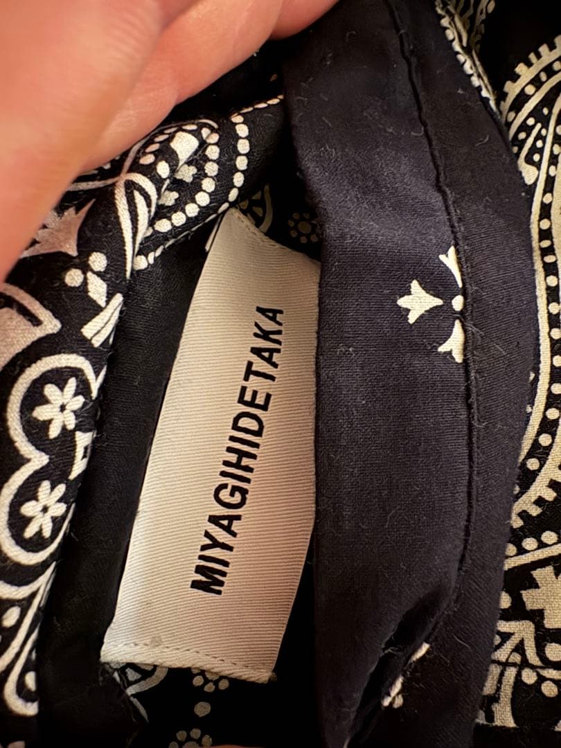 MIYAGI HIDETAKA バンダナ MA-1リバーシブルボンバージャケット