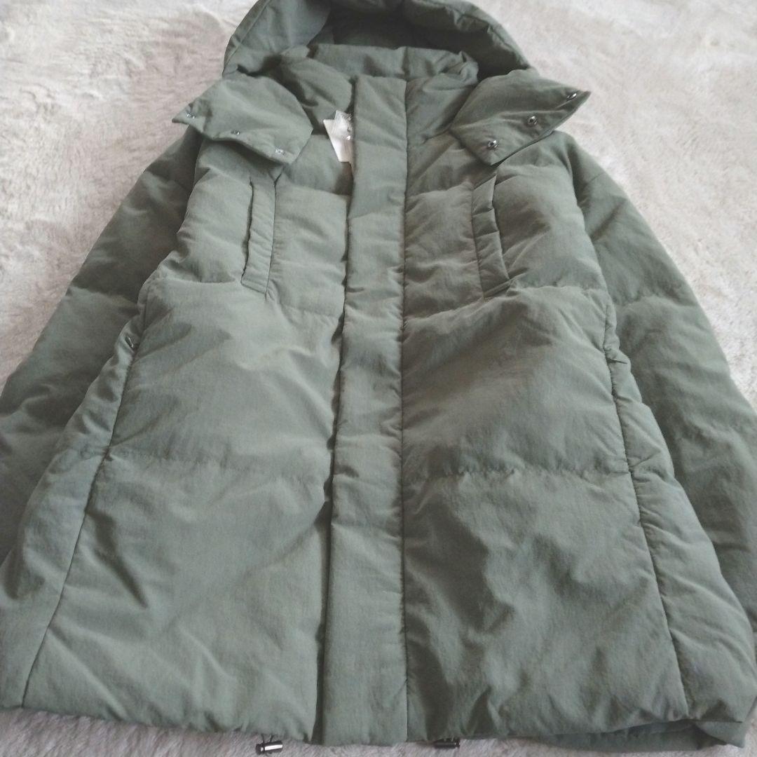 【ミュラー】未使用 タグ付き 洗える L フーディー ダウン ジャケット コート