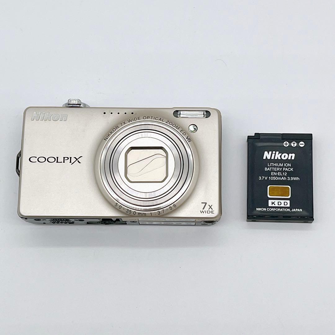 【希少】NIKON COOLPIX S6000 コンデジ デジカメ オールド