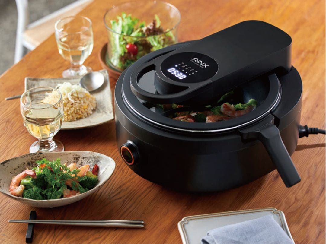AINX 全自動電気調理鍋 黒
