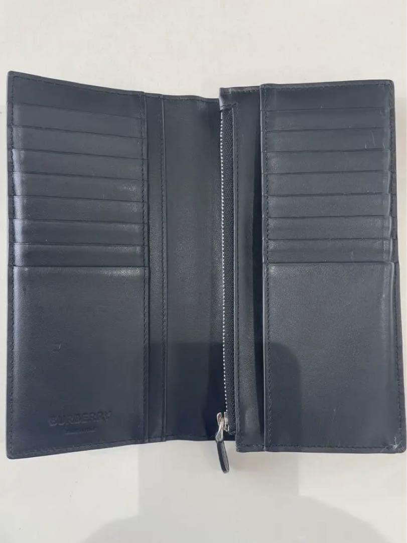 黒　長財布 バーバリー　メンズ　BURBERRY
