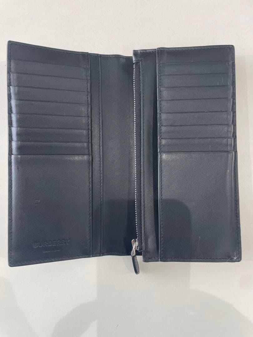 黒　長財布 バーバリー　メンズ　BURBERRY