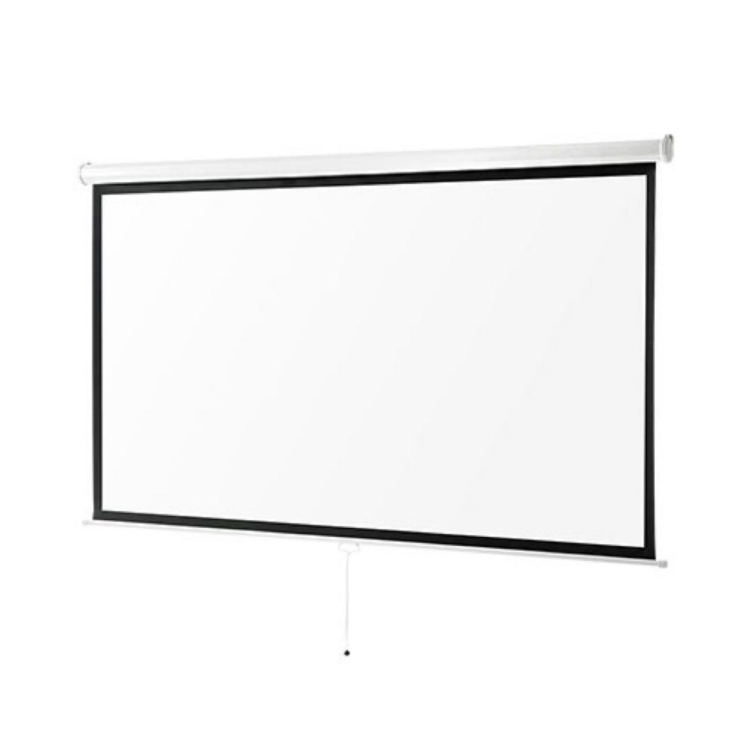 プロジェクタースクリーン 壁掛け式 100インチ　引取可【浜松市中央区】