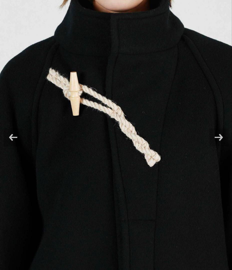 25AW【HYKE】 DOUBLE FACE DUFFEL JACKET