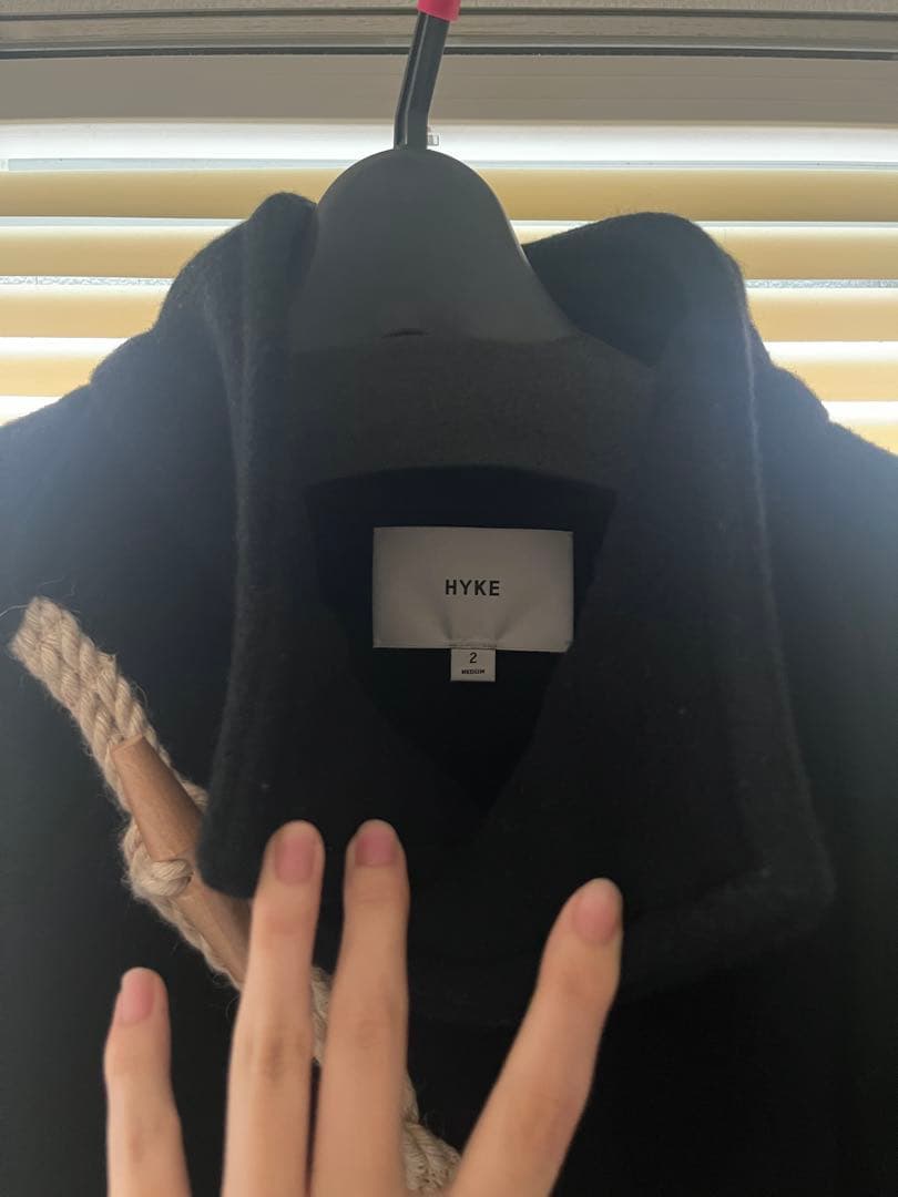 25AW【HYKE】 DOUBLE FACE DUFFEL JACKET