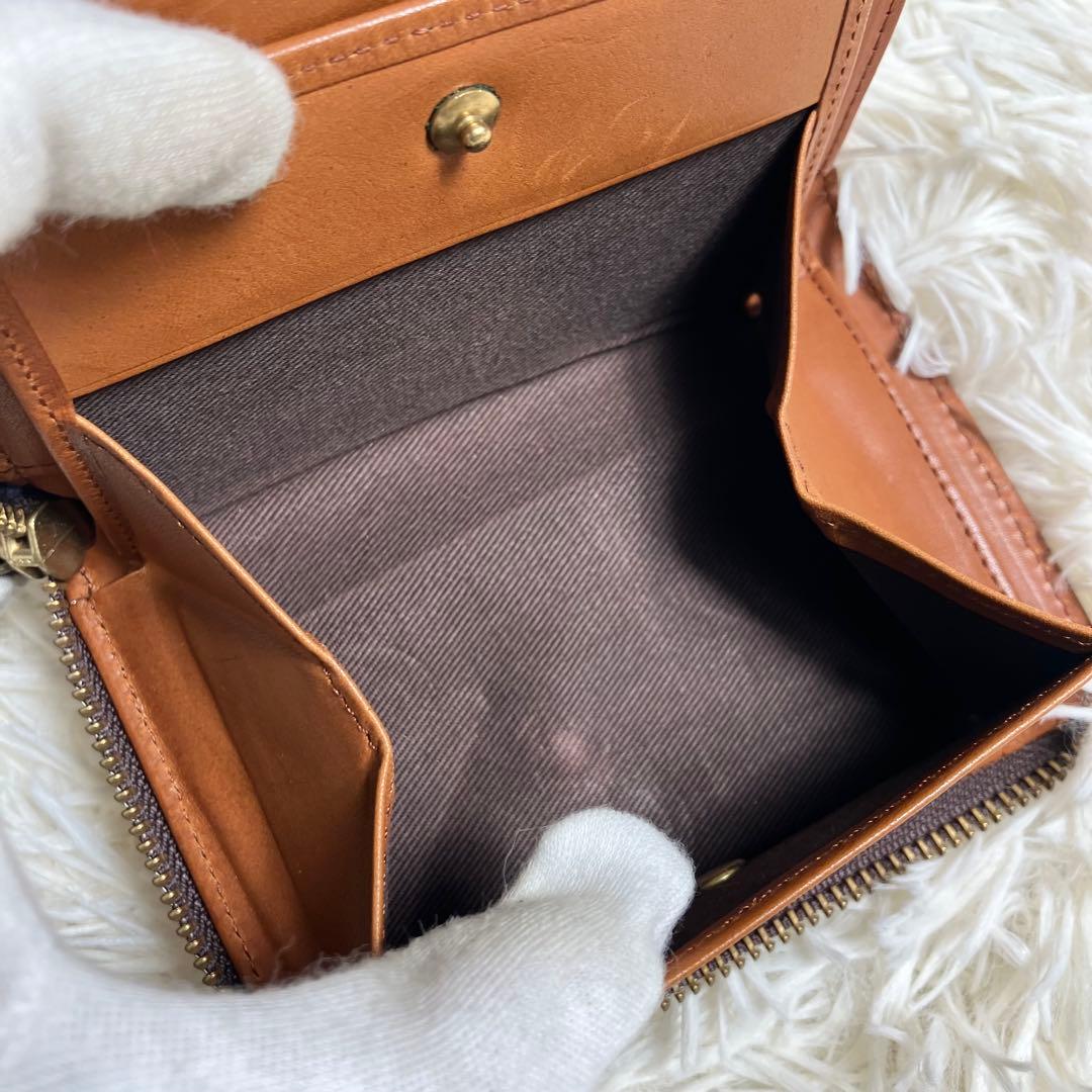 スロウ L字ファスナー コンパクトウォレットカードケース 本革