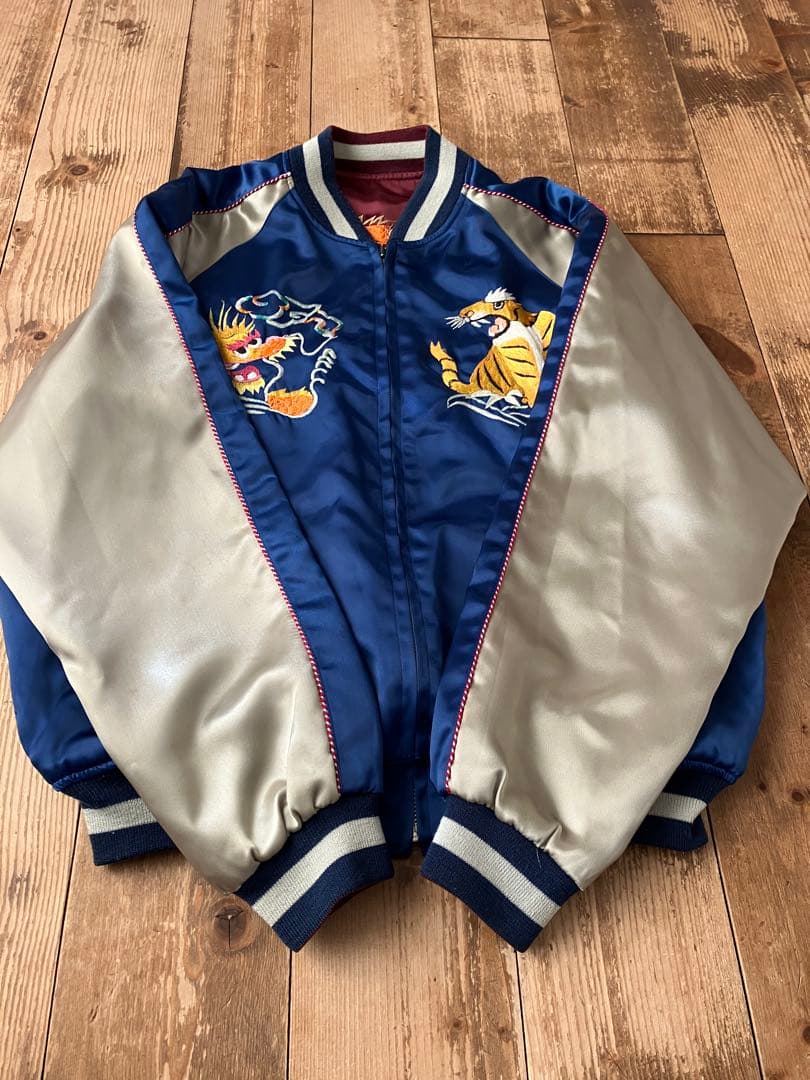 CAB CLOTHING キャブクロージング リバーシブルスカジャン 00s M