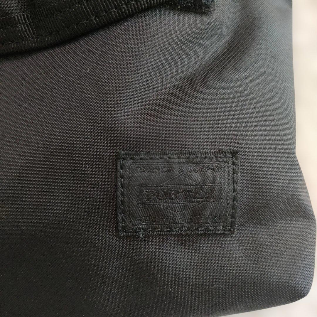 ポーター フラット メッセンジャーバッグ　ブラック S