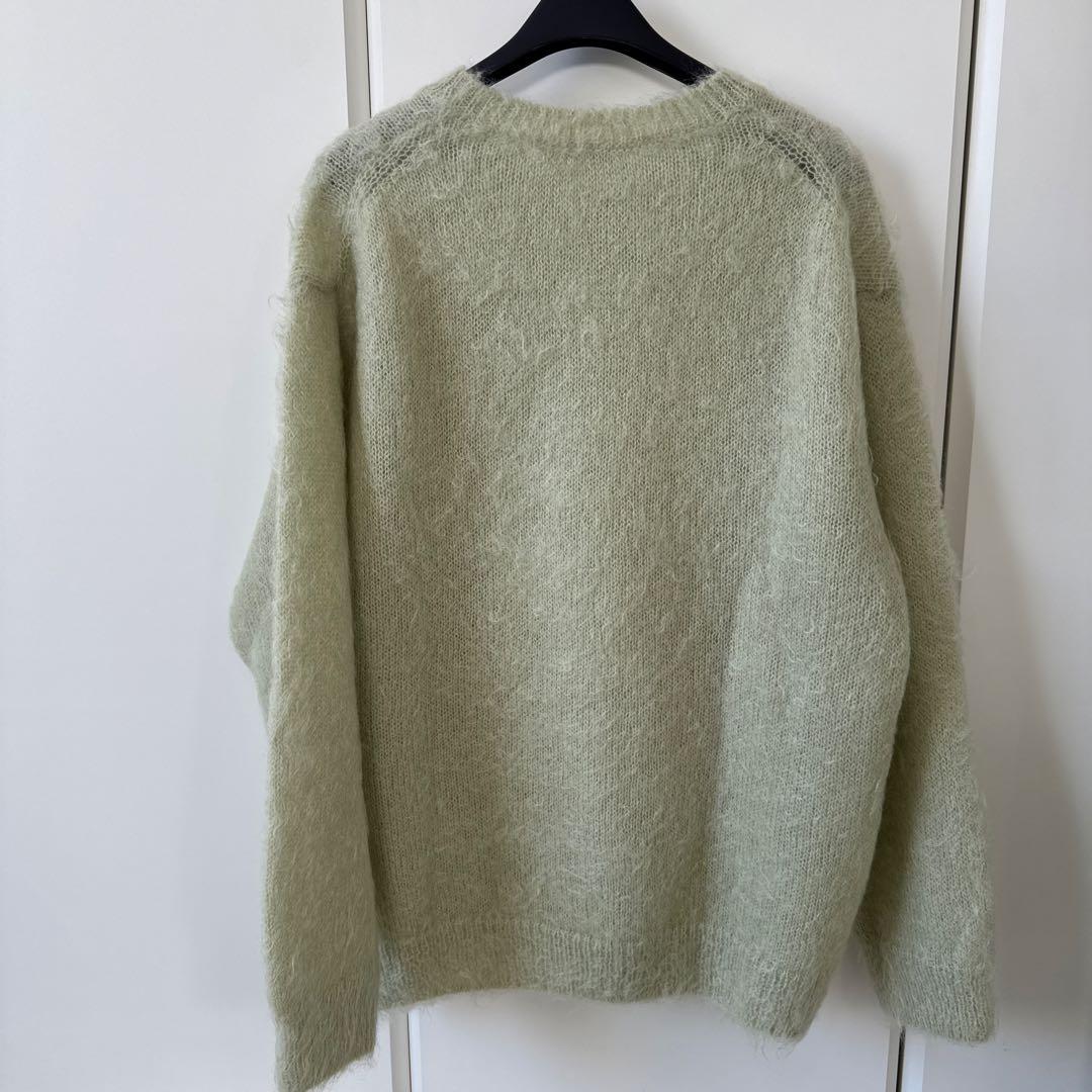 【AURALEE/オーラリー】モヘアニット　グリーン