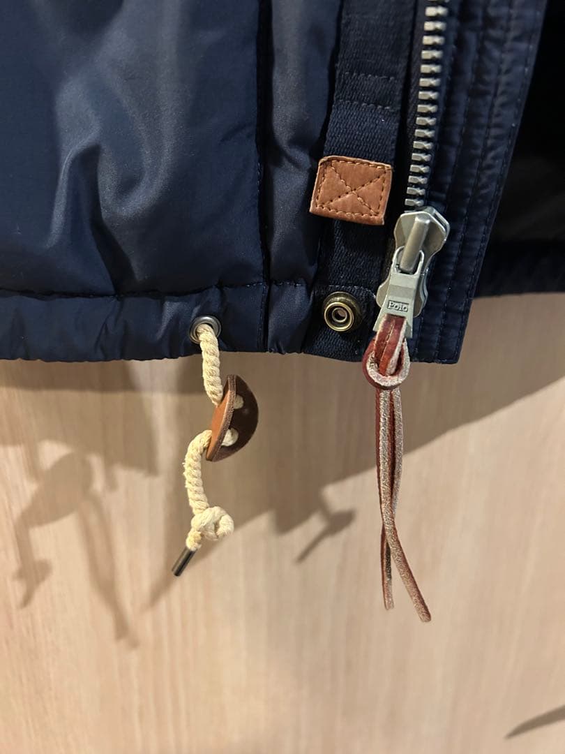 ポロラルフローレンダウンベスト 取り外しフード付き