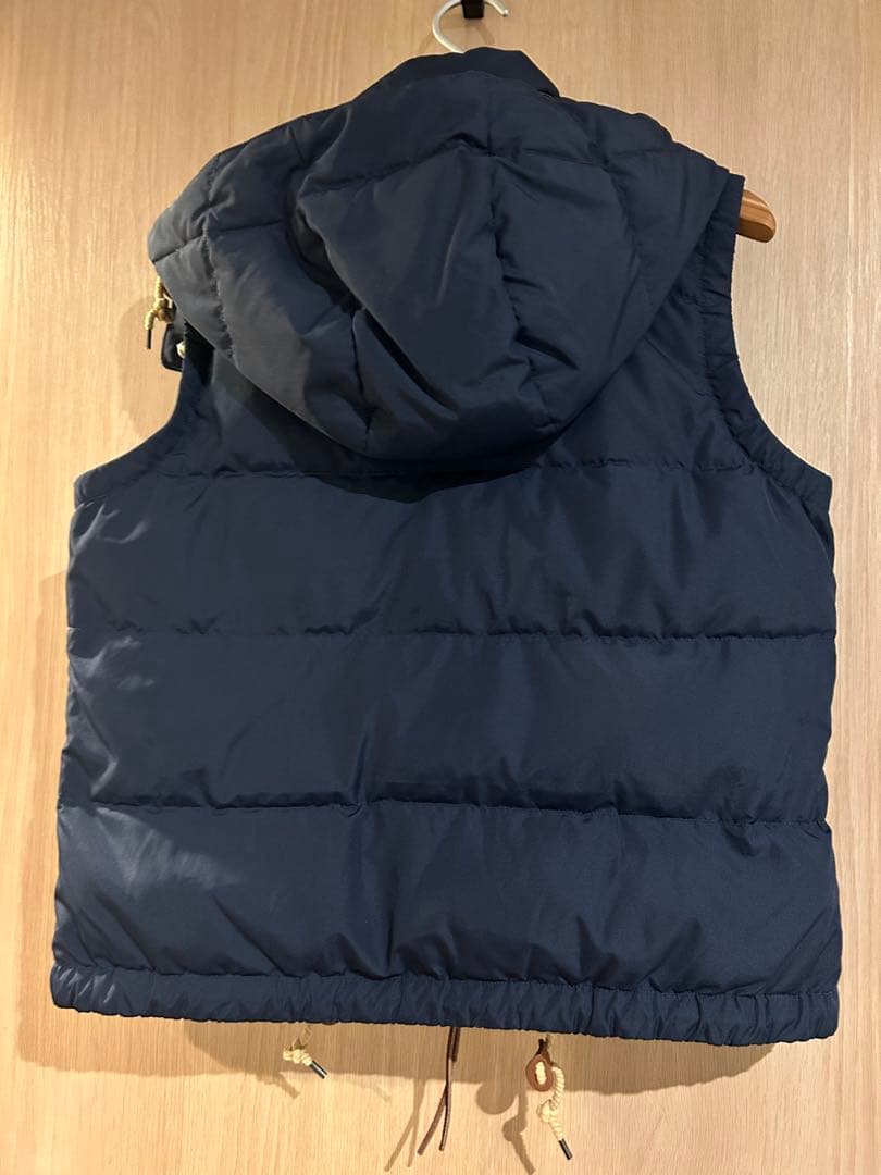 ポロラルフローレンダウンベスト 取り外しフード付き