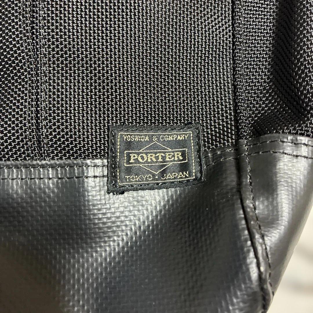 PORTERブラック ボディバッグ　スリングショルダーバッグ
