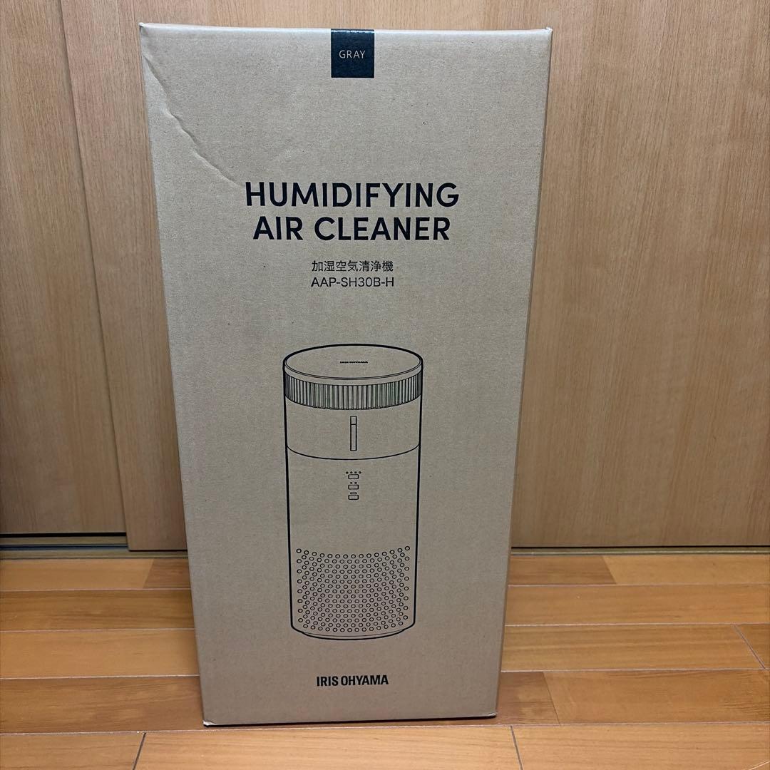 Iris Ohyama AAP-SH30B-H 加湿空気清浄機 グレー