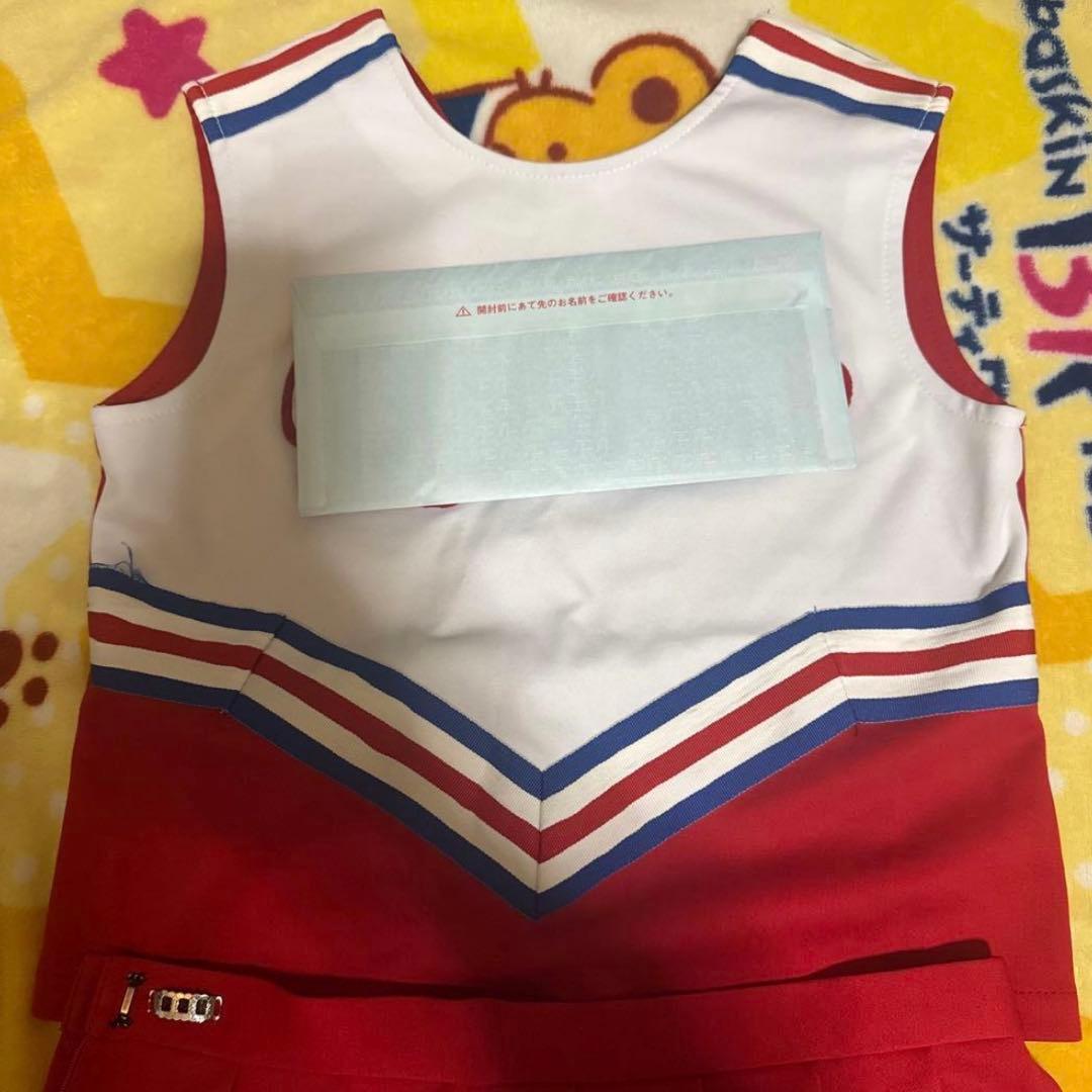 チアリーディングウェア 赤 高校