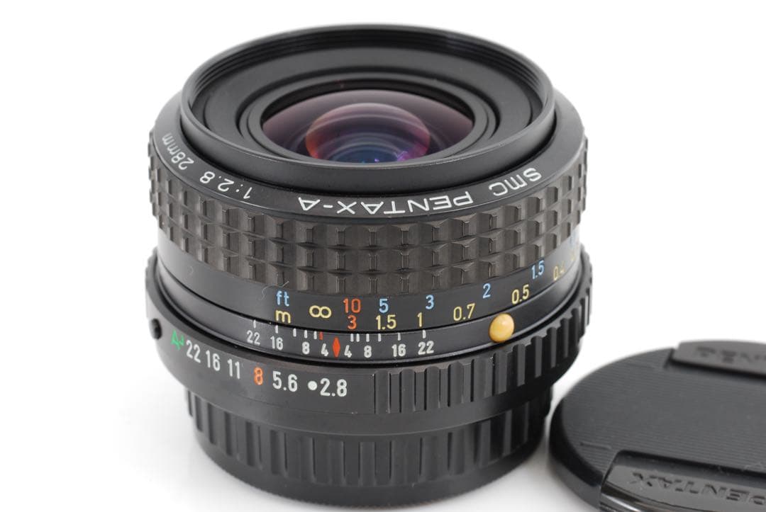 【整備済・美品】SMC PENTAX-A 28mm F2.8広角スナップ・清掃済