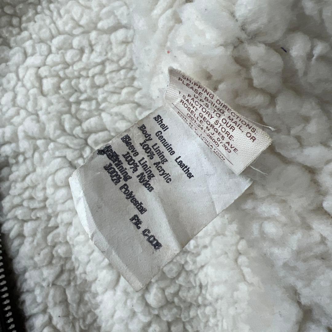 COOPER　本革レザー　フライトジャケット　G-1　裏ボア　ブラウン　44