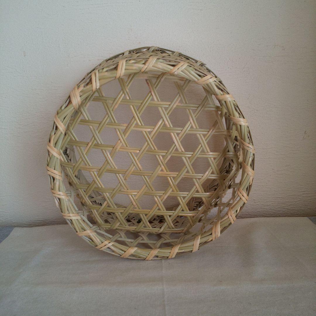 岩手県 鳥越竹細工 ごかご 茶碗かご ②