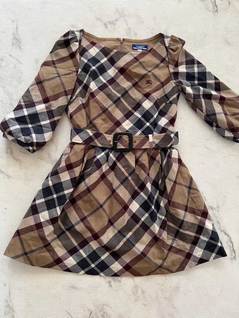 BURBERRY チェックワンピース 38