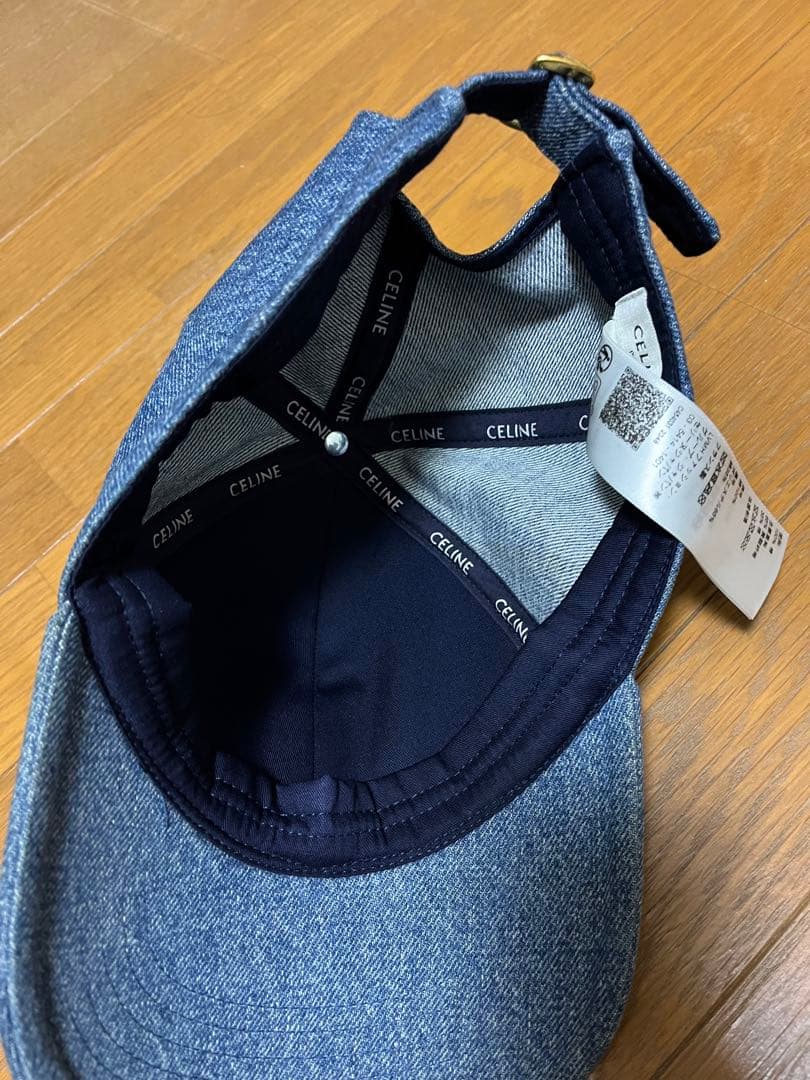 セリーヌ トリオンフベースボールキャップ M