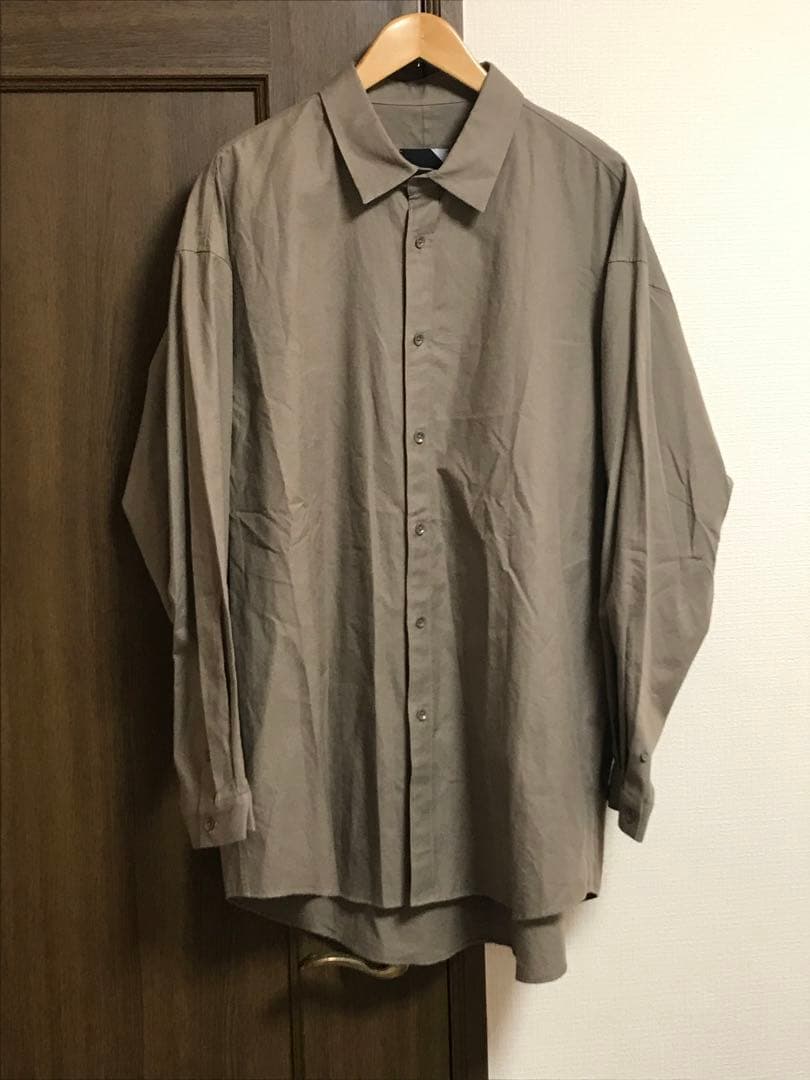 トップス ATON Cotton Cashmere Oxford Oversized