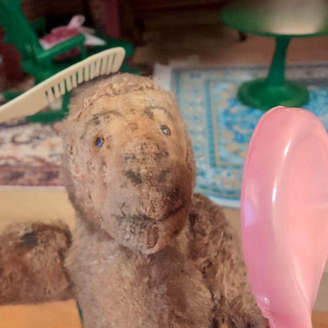 ゼンマイ仕掛け　お猿さん2体