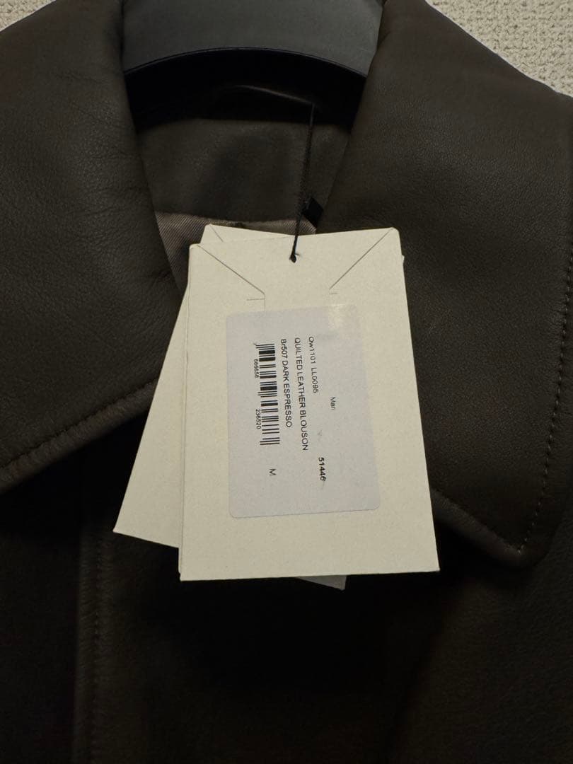 Lemaire 25ss nappa leather jacket Mサイズ