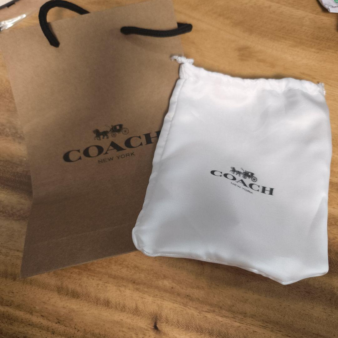 COACH 二つ折り財布 ホワイト