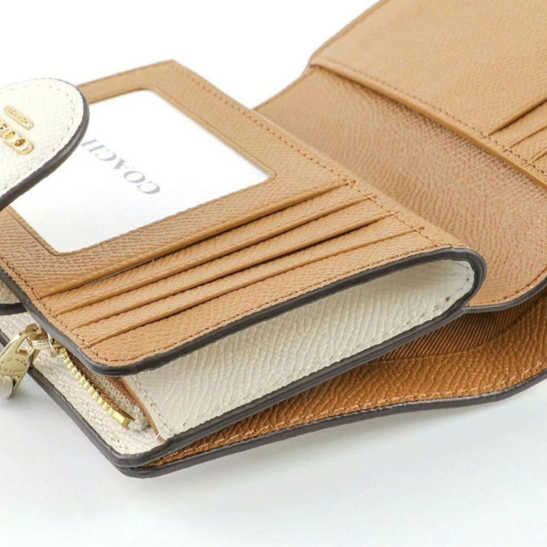 COACH 二つ折り財布 ホワイト