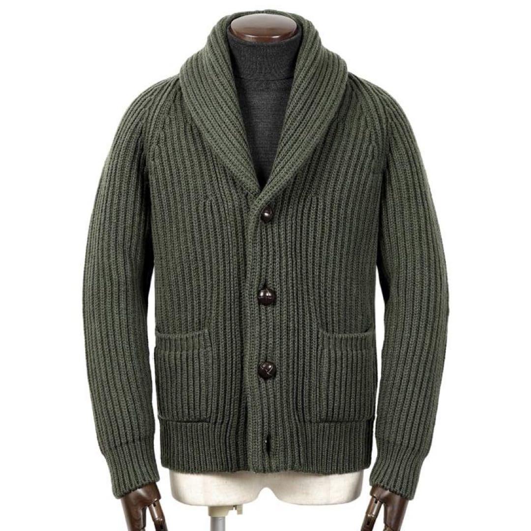 【TAKE様】MC E ウールカシミヤショールカラーカーディガン