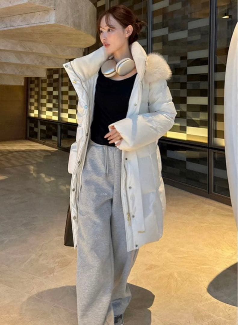 期間限定【完売品・未開封】frayid フードファーロングダウンコート