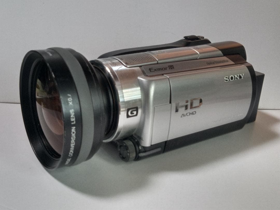 ソニー デジタルビデオカメラ HDR-XR500V SONY 　ワイコン付属