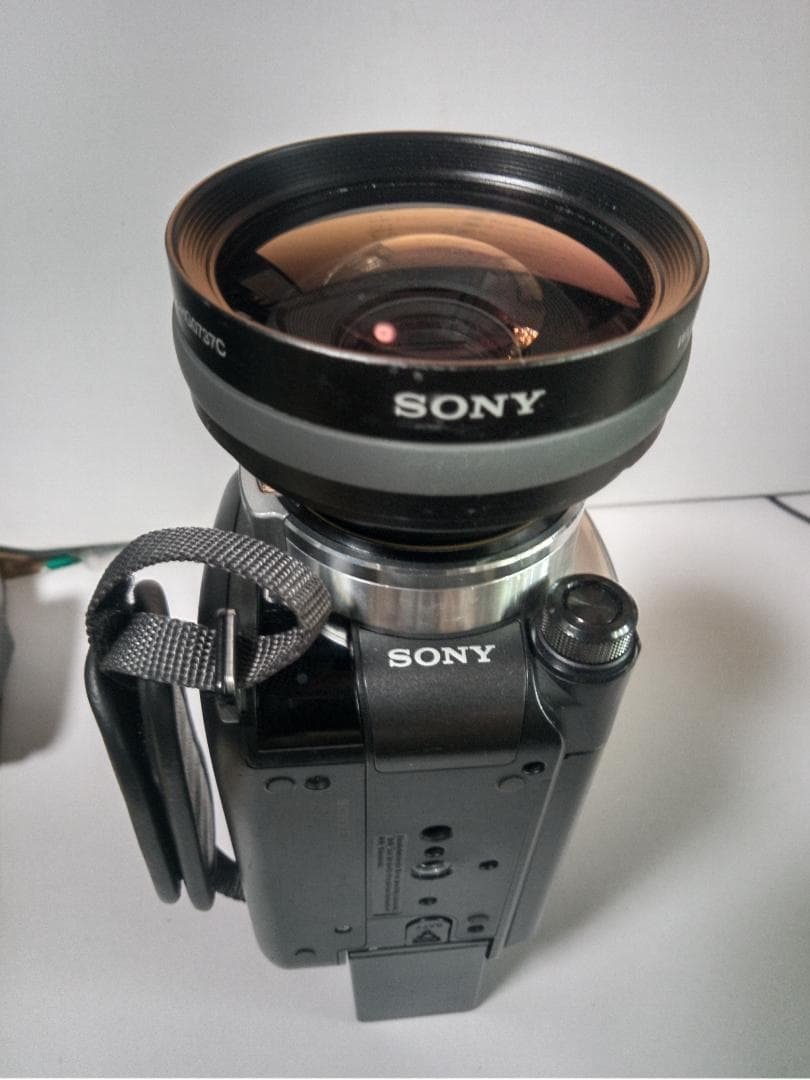 ソニー デジタルビデオカメラ HDR-XR500V SONY 　ワイコン付属