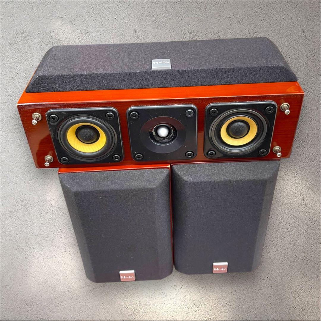 希少 DENON AVサラウンドアンプ　スピーカー6点セット　5.1