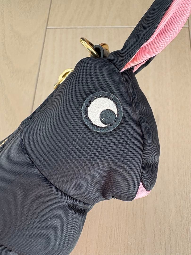 Anya Hindmarch アニヤハインドマーチ ウサギ型エコバッグ 黒