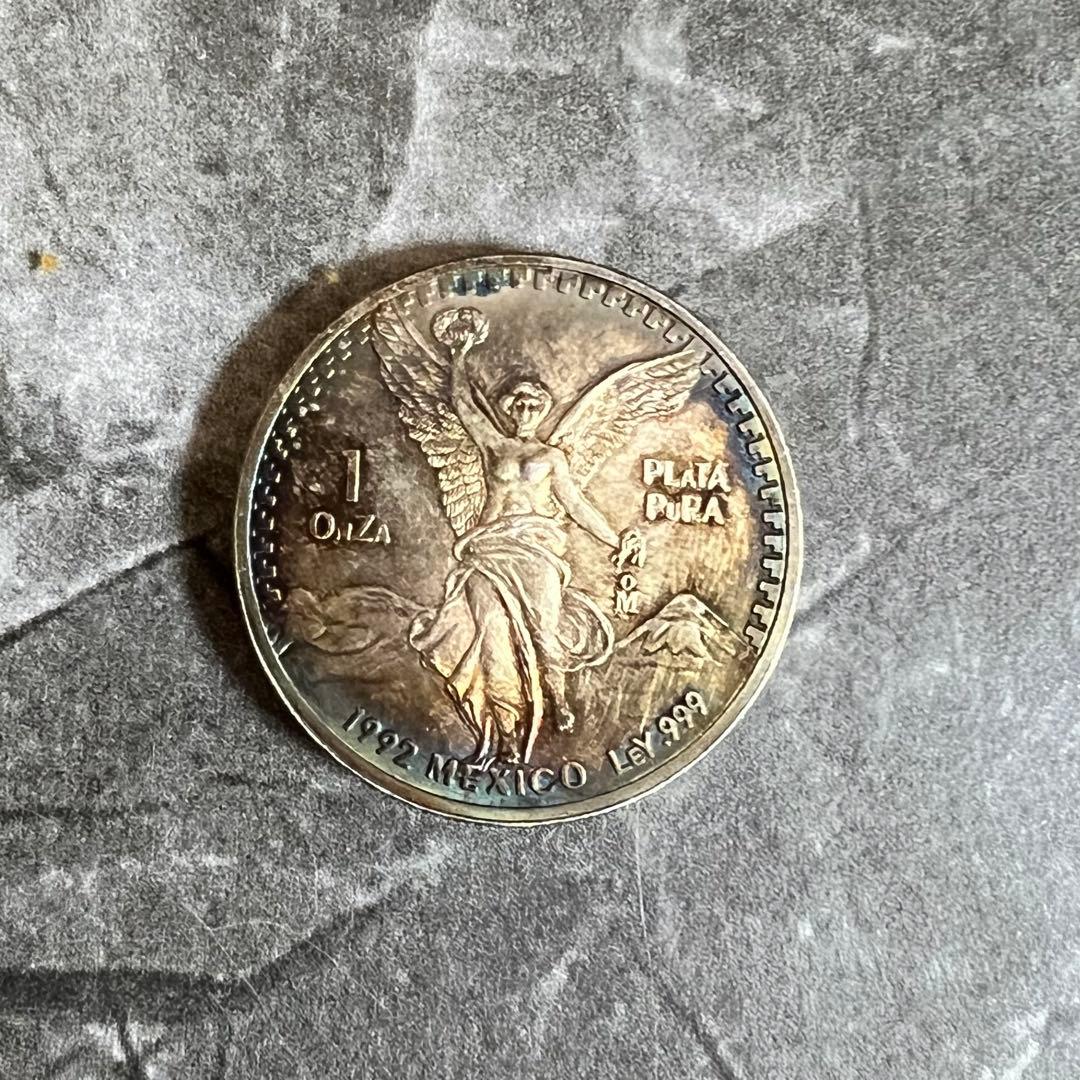 1992年　メキシコ　リベルタード硬貨