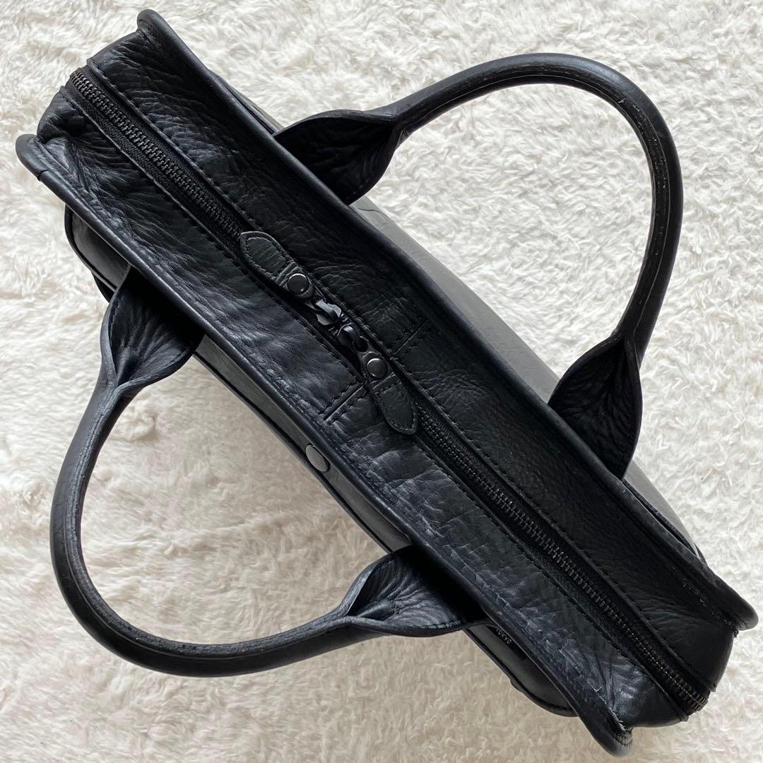 美品 PORTER バロン ブリーフケース ビジネスバッグ レザー ブラック