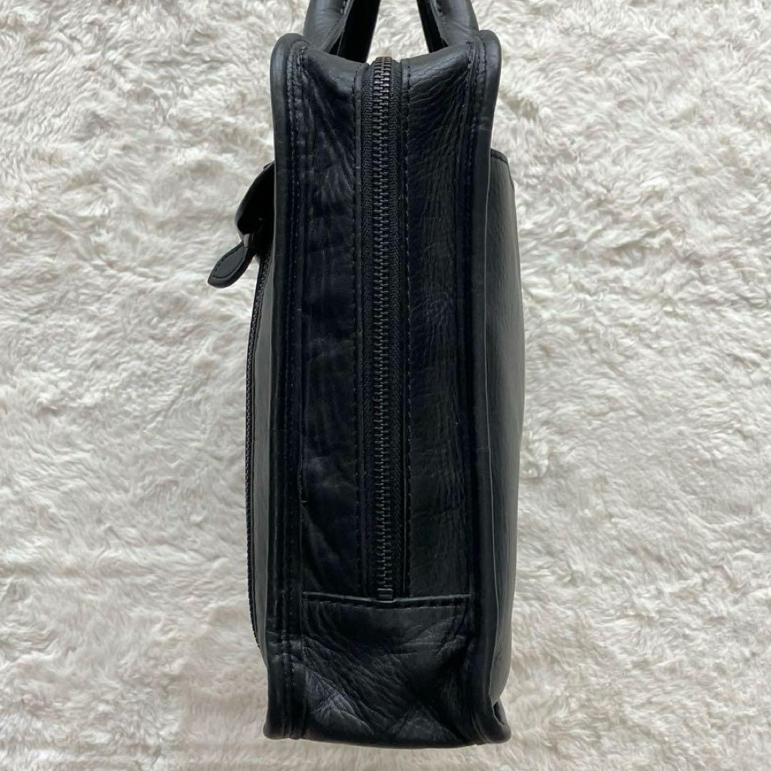 美品 PORTER バロン ブリーフケース ビジネスバッグ レザー ブラック
