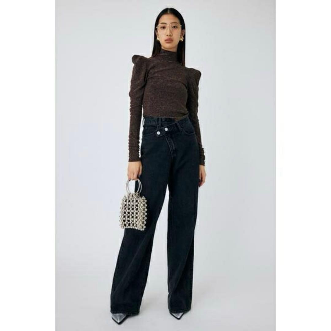 ポケ様　未使用MOUSSY CROSS WAIST WIDE STRAIGHT