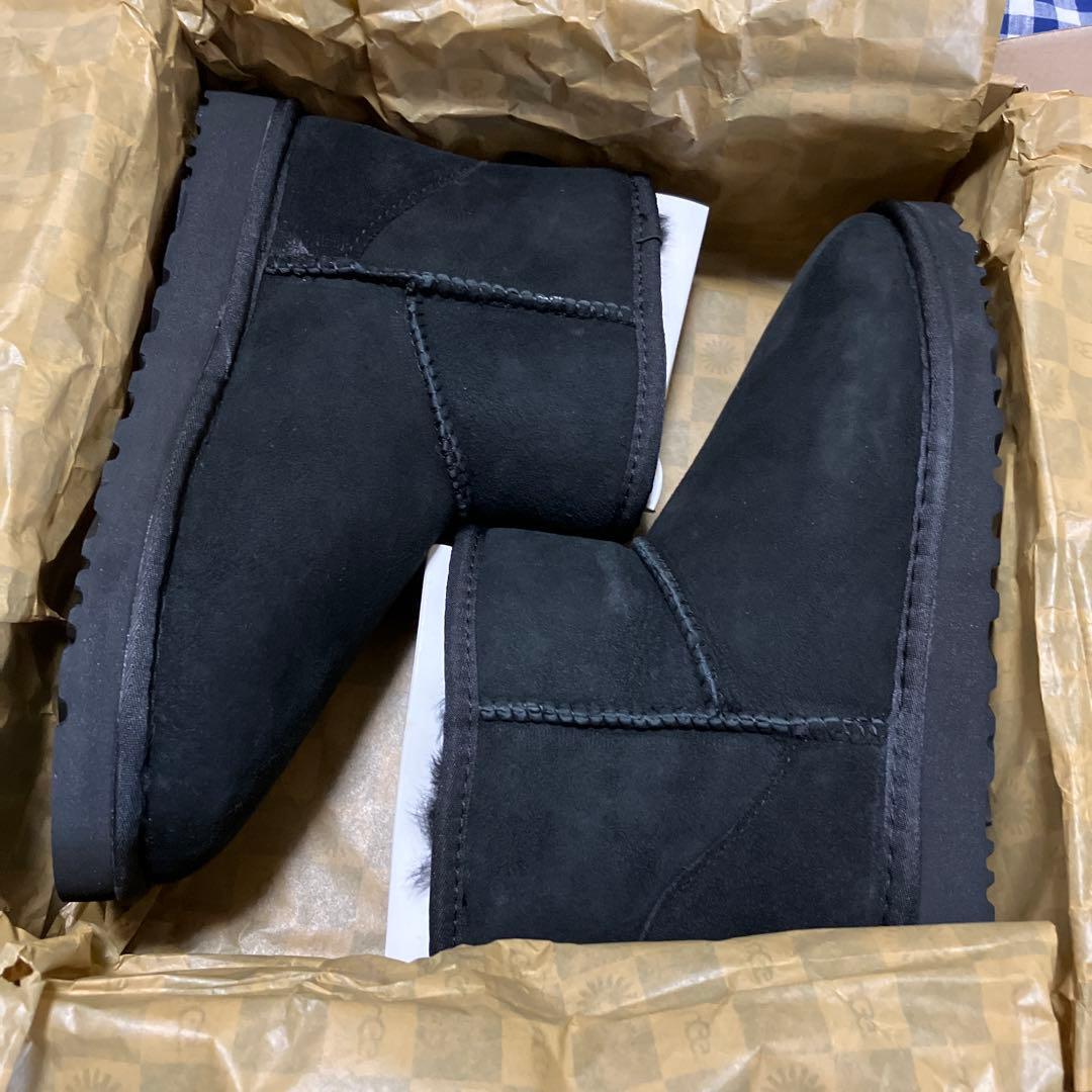 UGG ブラック ムートンブーツ ショート