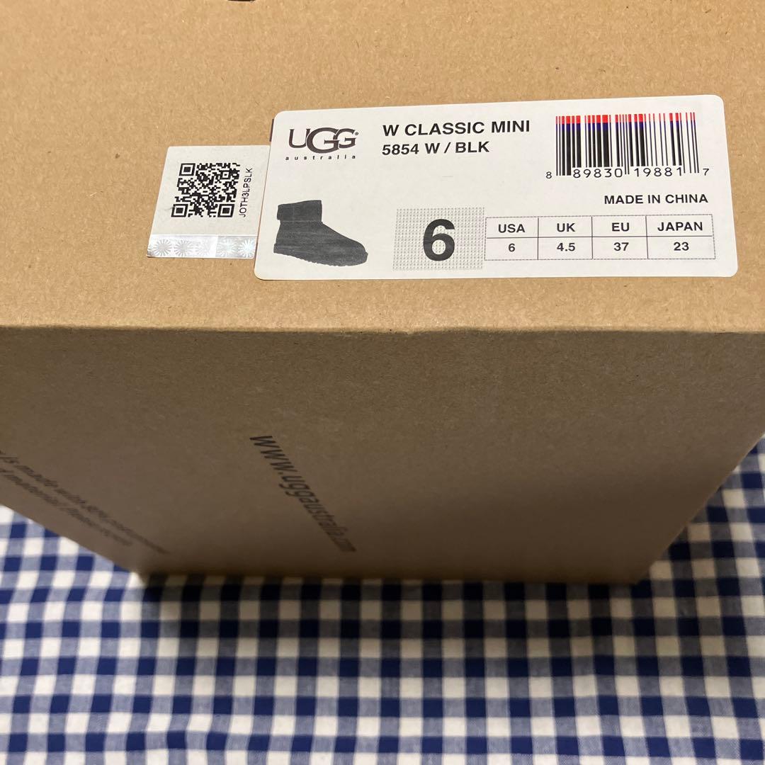 UGG ブラック ムートンブーツ ショート
