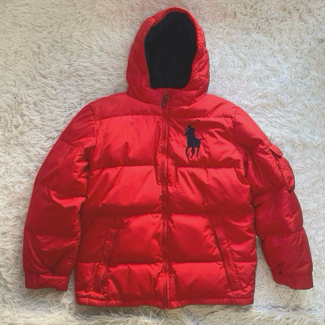 H*J様 POLO ポロバイラルフローレン　ダウンジャケット　ビッグポニー　赤