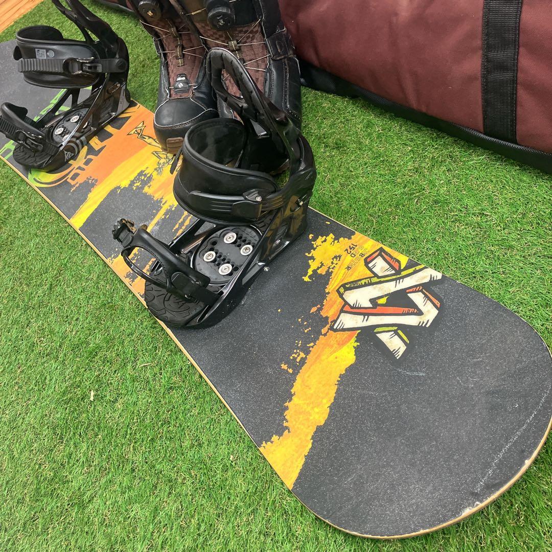 即乗り　スノーボードセット 152cm K2 HEADフォルクル27.5㎝