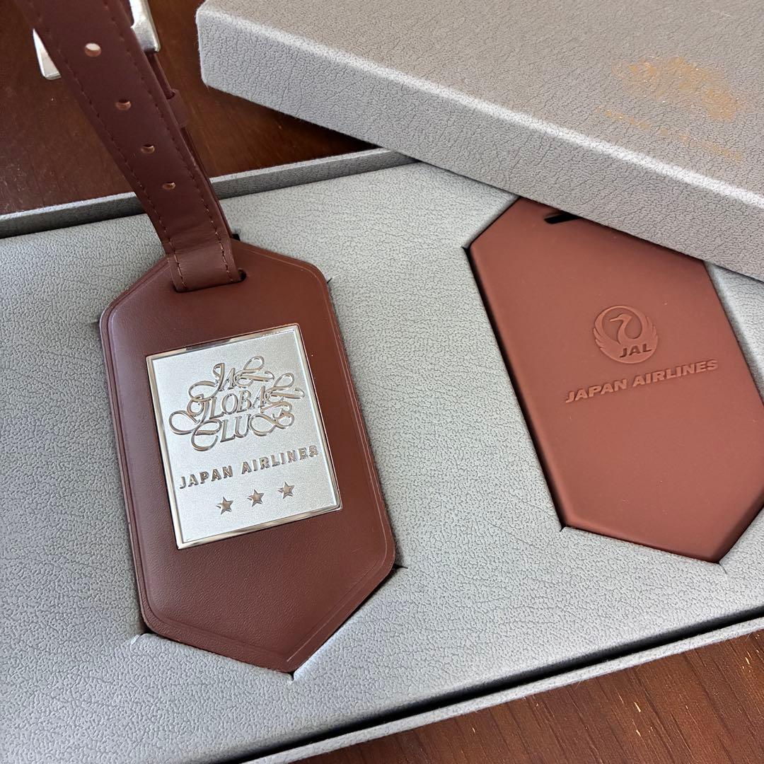 【新品・未使用品】JAL グローバルクラブ　亀タグ　ラゲージタグ　茶色
