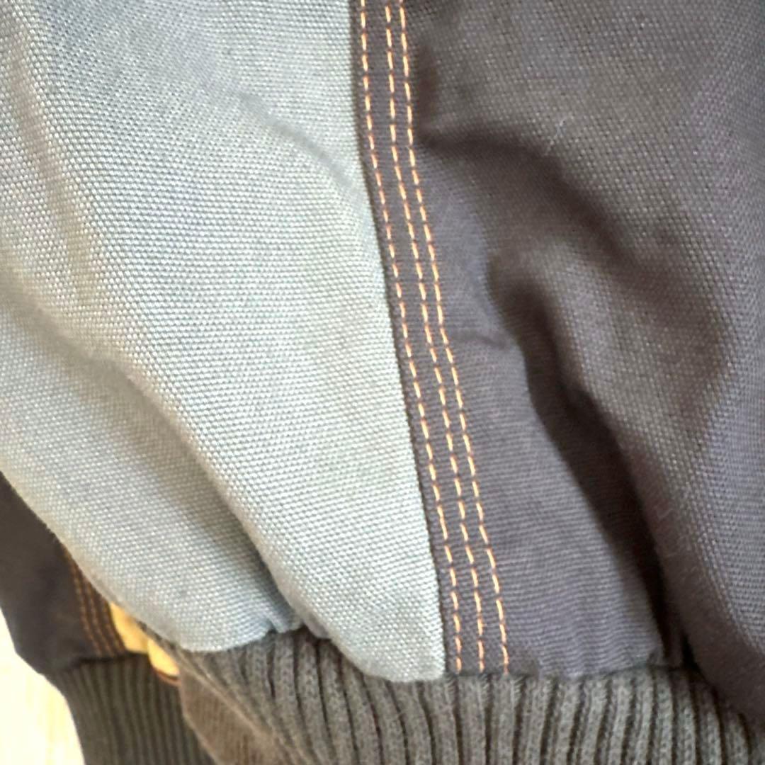 希少美品 carharttリメイク L-XL相当アクティブジャケットダック一点物